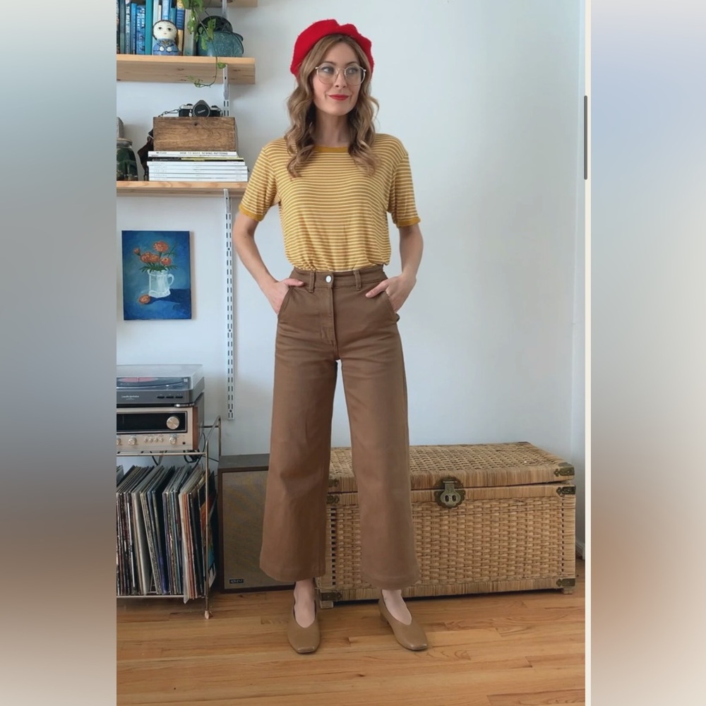 Everlane wide leg crop Trousers